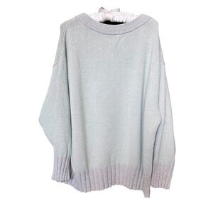 Free People women's sweater - heather grey green